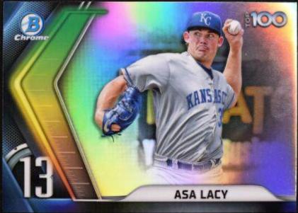 Asa Lacy #BTP-13 Baseball Cards 2022 Bowman Scouts' Top 100
