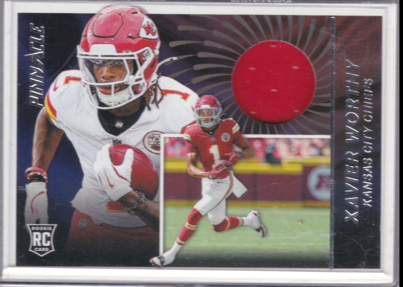 Xavier Worthy #PJ-XWY Football Cards 2024 Panini Encore Pinnacle Jersey