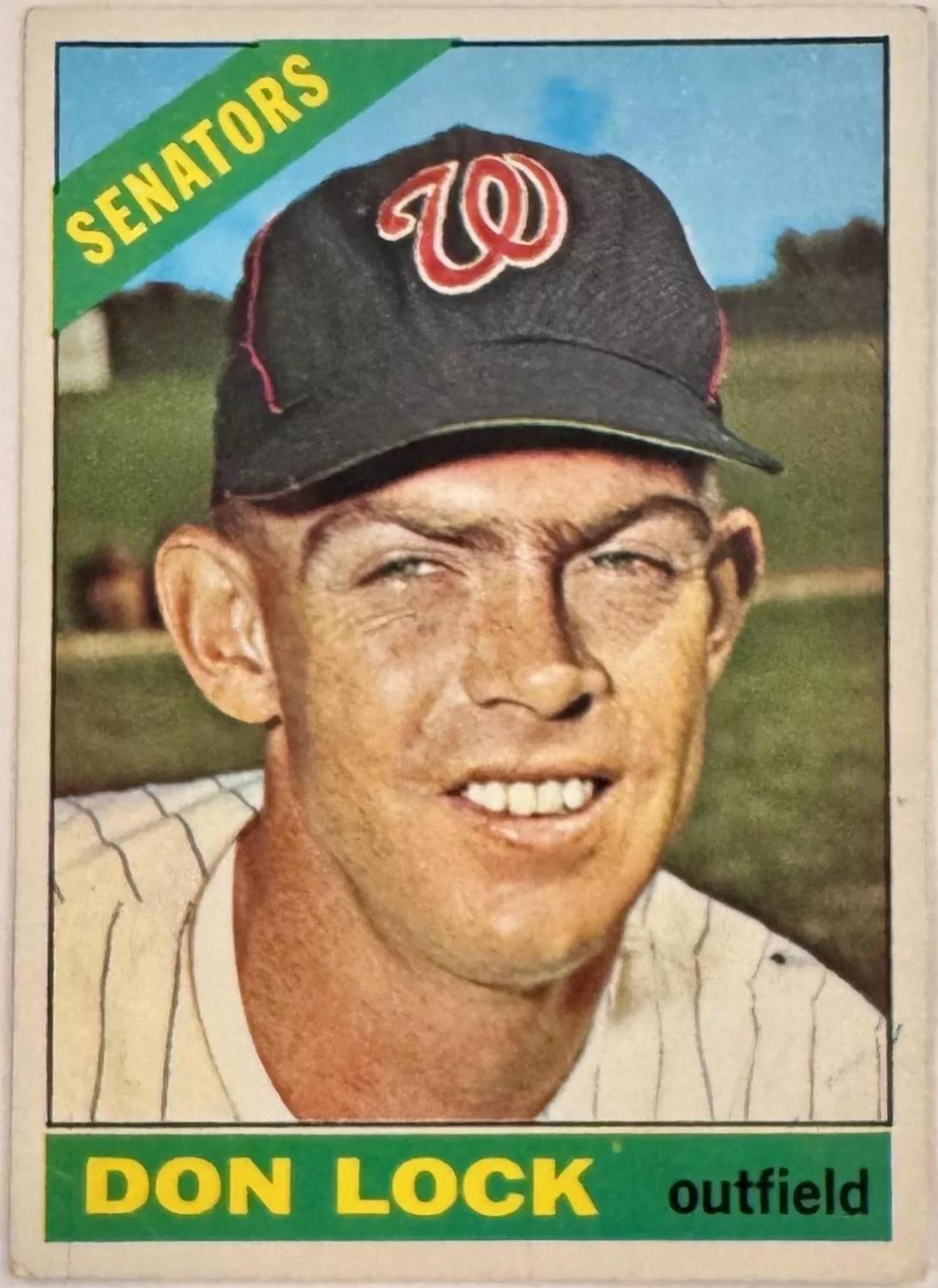 Don Lock #165 Baseball Cards 1966 Topps