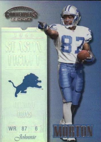 Johnnie Morton #25 Football Cards 1999 Playoff Contenders Ssd