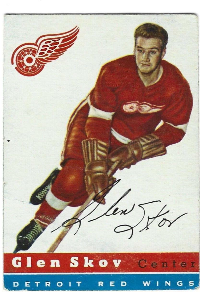 Glen Skov #16 Hockey Cards 1954 Topps