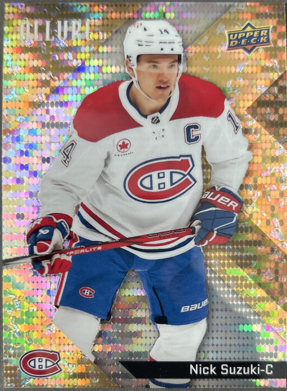 Nick Suzuki #CFL-40 2024 Upper Deck Allure Color Flow Hockey