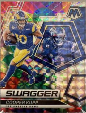 Cooper Kupp #SW-11 Football Cards 2022 Panini Mosaic Swagger
