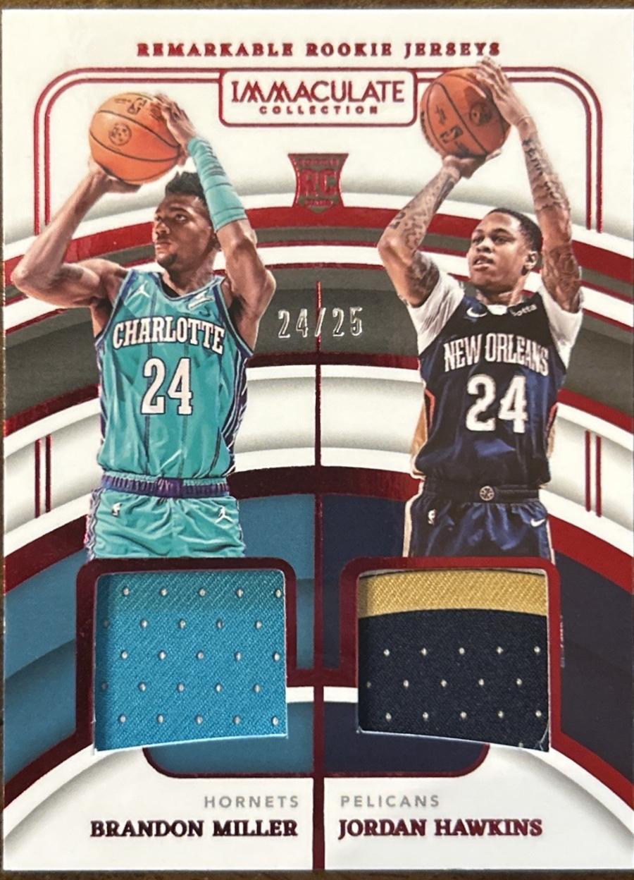 Jordan Hawkins #25 Basketball Cards 2023 Panini Immaculate