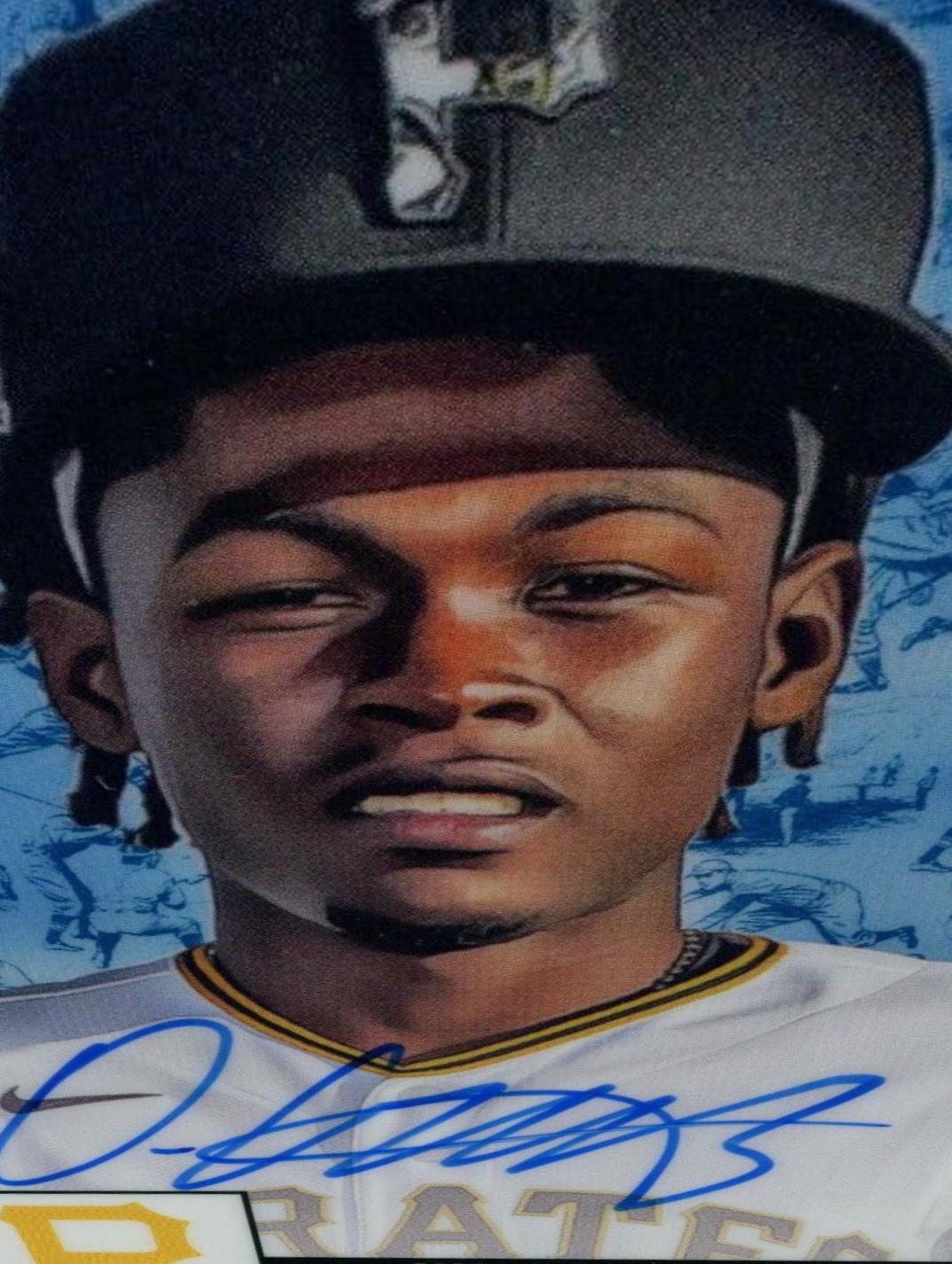 Oneil Cruz [Toile Cream Blue Refractor] #CPA-OCR