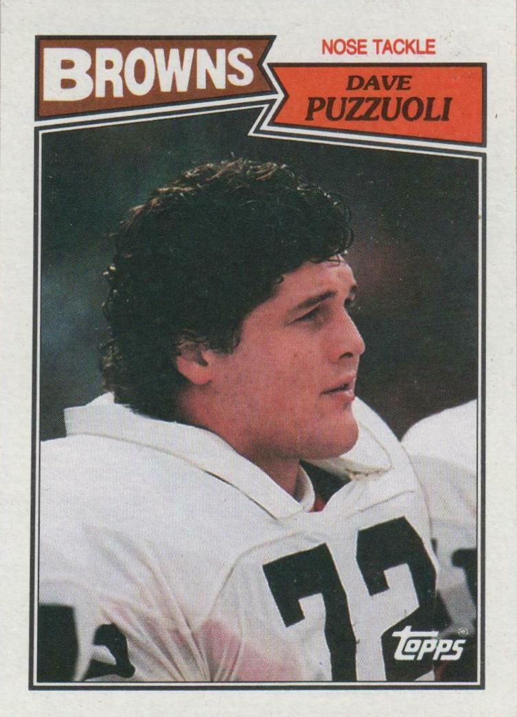 Dave Puzzuoli #95 Football Cards 1987 Topps