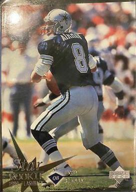 Troy Aikman #38 Football Cards 1997 Upper Deck