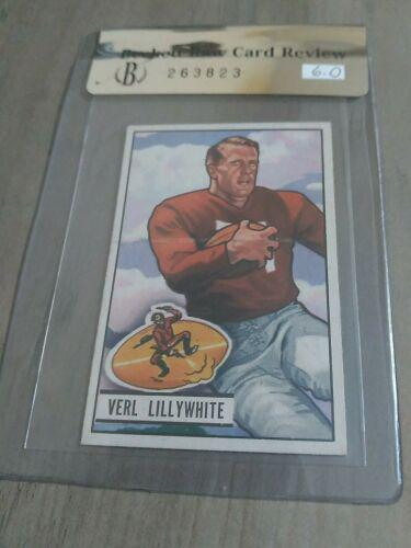 Verl Lillywhite #33 Football Cards 1951 Bowman