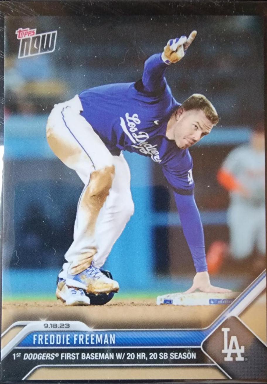 Freddie Freeman #886 2023 Topps Now Baseball