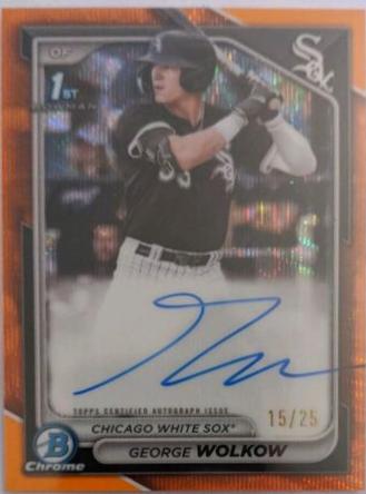 George Wolkow [Orange Wave Refractor] #CPA-GWO