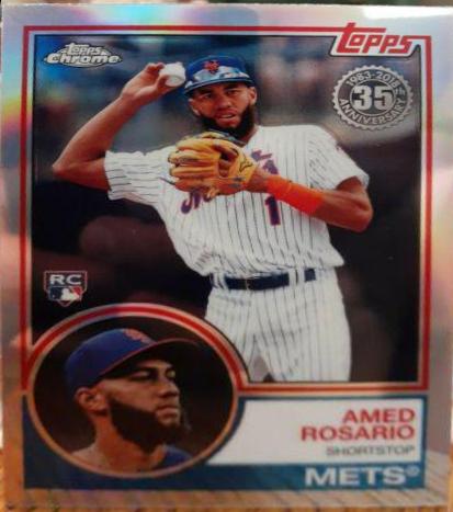 Amed Rosario #83T-2 Baseball Cards 2018 Topps Chrome 1983
