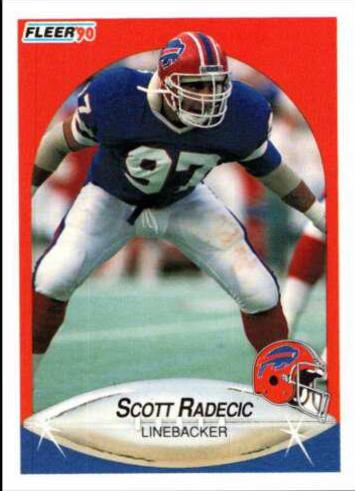 Scott Radecic #118 Football Cards 1990 Fleer