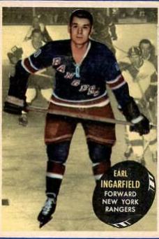 Earl Ingarfield #49 Hockey Cards 1961 Topps