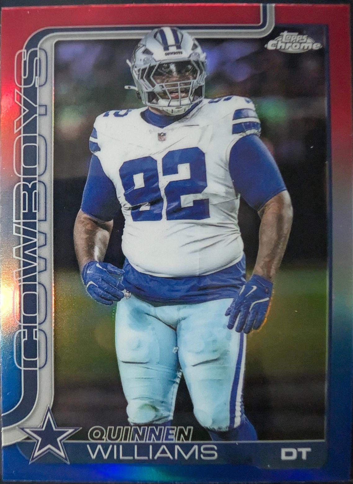 Quinnen Williams [Red White Blue Refractor] #72