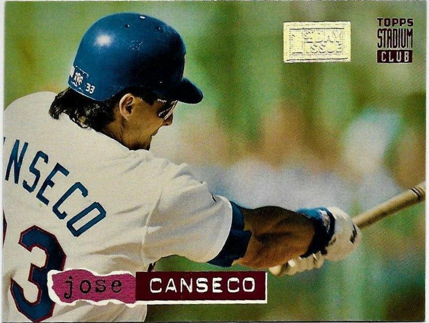 Jose Canseco #171 Baseball Cards 1994 Stadium Club 1st Day Issue