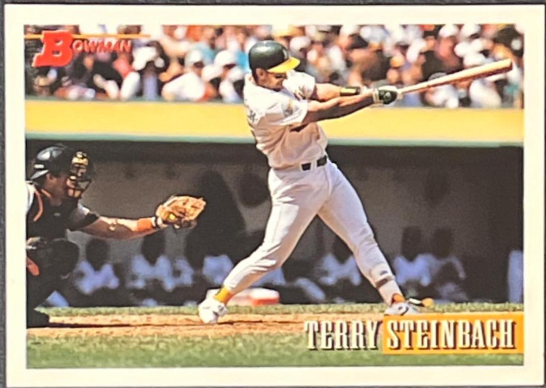 Terry Steinbach #21 Baseball Cards 1993 Bowman