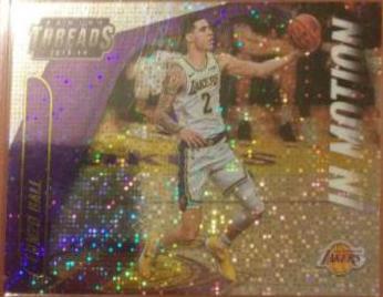 Lonzo Ball #13 Basketball Cards 2018 Panini Threads in Motion