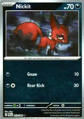 Nickit [Reverse Holo] #53 Pokemon Pitch Black Prices