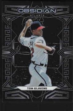 Tom Glavine #18 2023 Panini Chronicles Baseball Obsidian