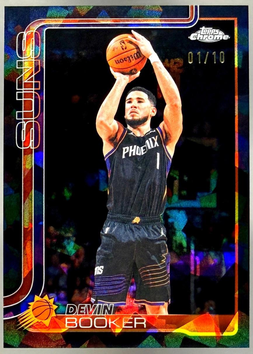 Devin Booker #26 2025 Topps Chrome Update Sapphire Basketball