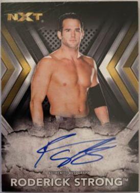 Roderick Strong #RA-RS Wrestling Cards 2017 Topps WWE NXT Autographs