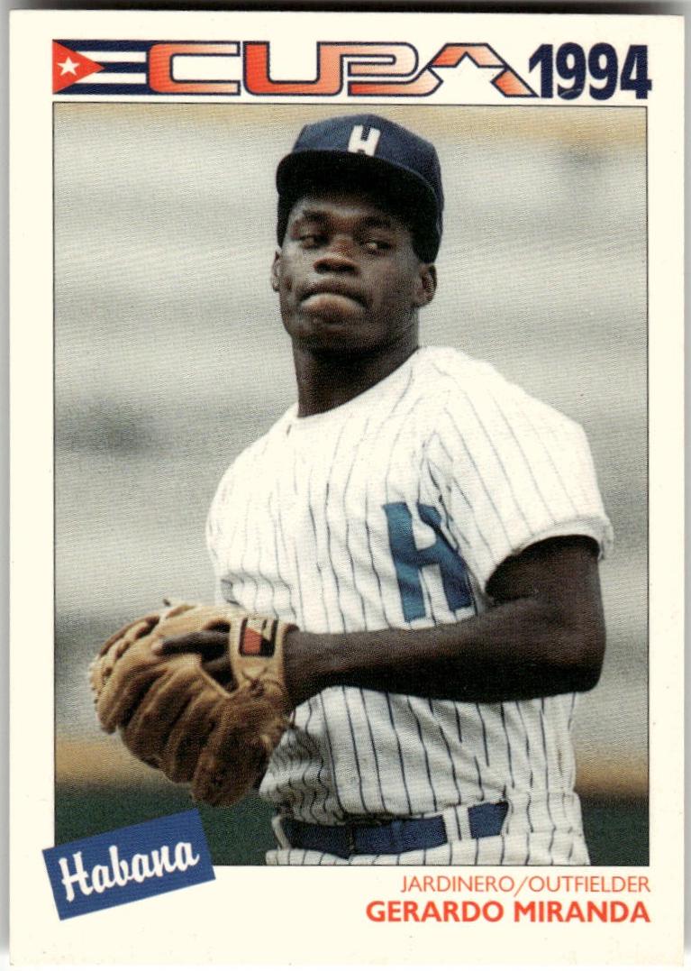 Gerardo Miranda #46 1994 Cuban Serie Selectiva Baseball