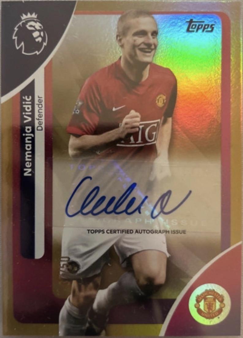 Nemanja Vidic #AC-NV 2025 Topps Premier League Autograph