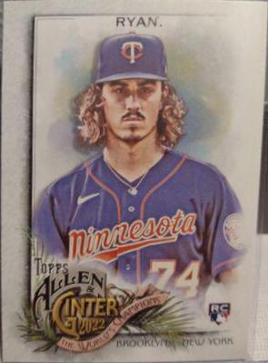 Joe Ryan #170 Baseball Cards 2022 Topps Allen & Ginter