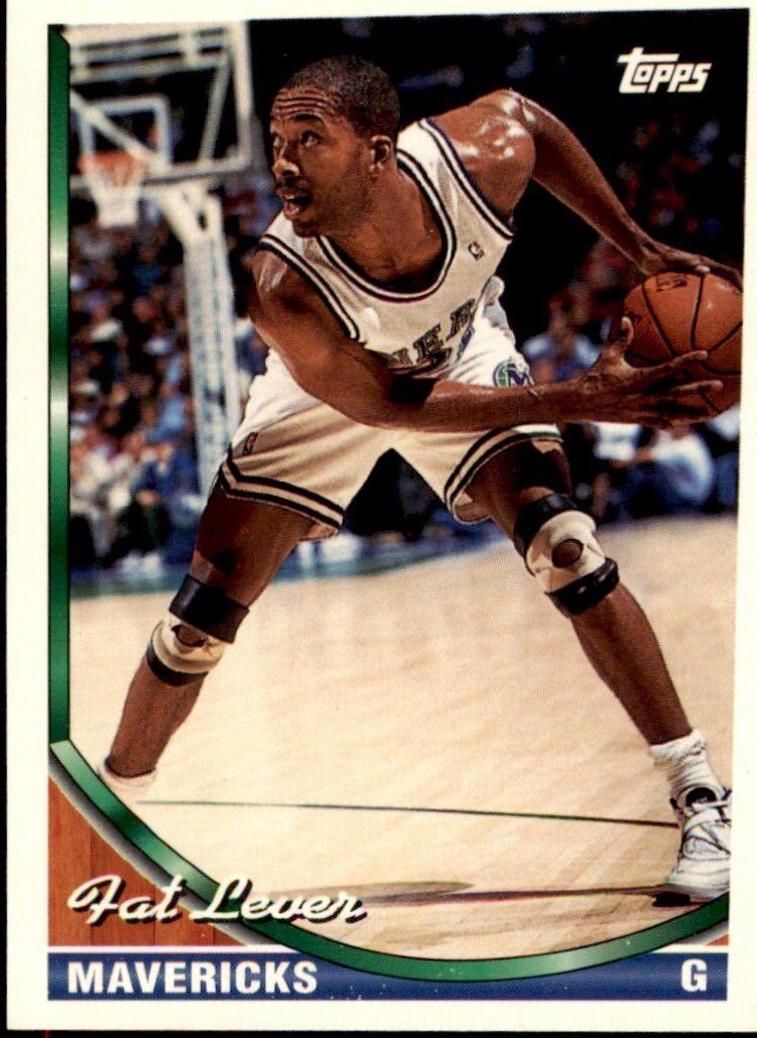 Fat Lever #327 Basketball Cards 1993 Topps