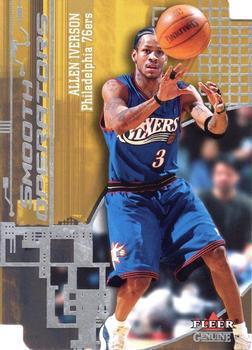 Allen Iverson #3SO Basketball Cards 2000 Fleer Genuine Smooth Operators
