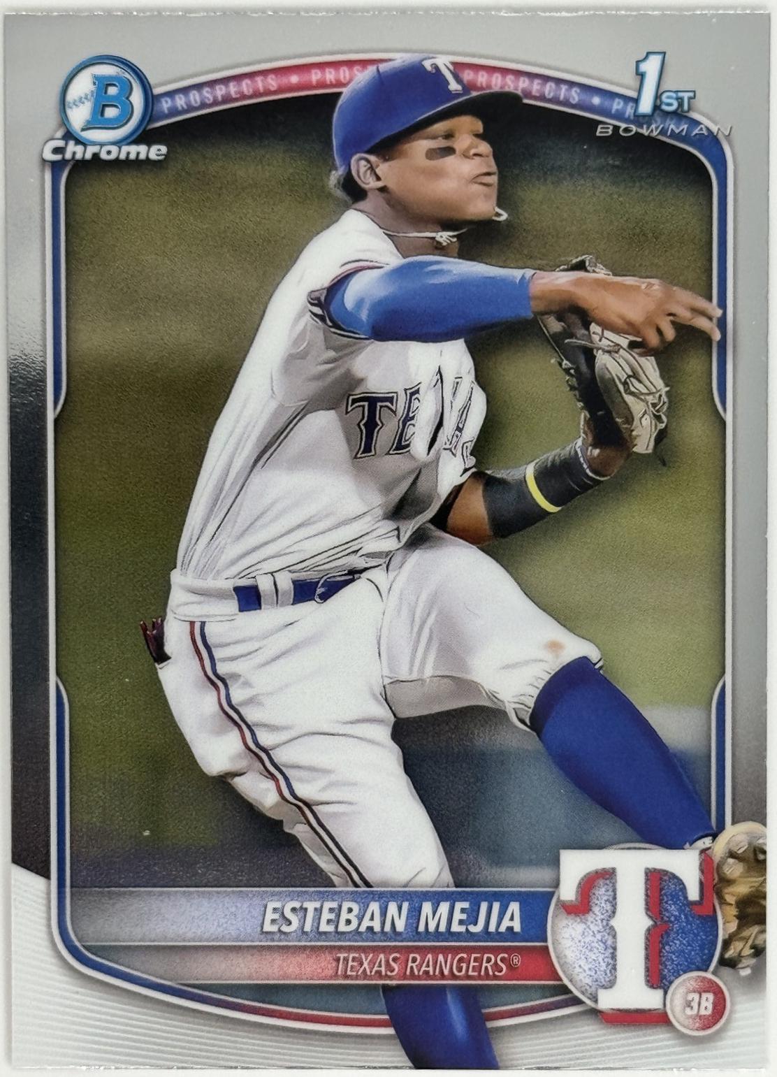 Esteban Mejia #BCP-9 Baseball Cards 2025 Bowman Chrome Prospects
