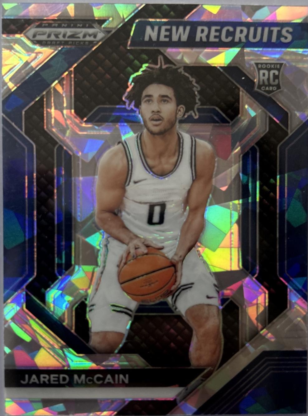 Jared McCain #8 Basketball Cards 2024 Prizm Draft Picks New Recruits