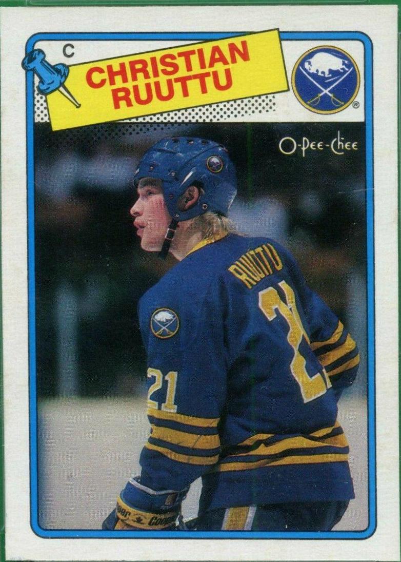 Christian Ruuttu #18 Hockey Cards 1988 O-Pee-Chee