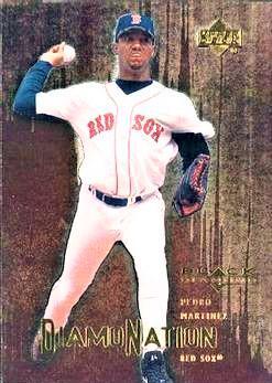 Pedro Martinez #D1 Baseball Cards 2000 U.D. Black Diamond Rookie Edition Diamonation