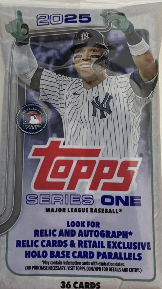 Fat Pack Baseball Cards 2025 Topps