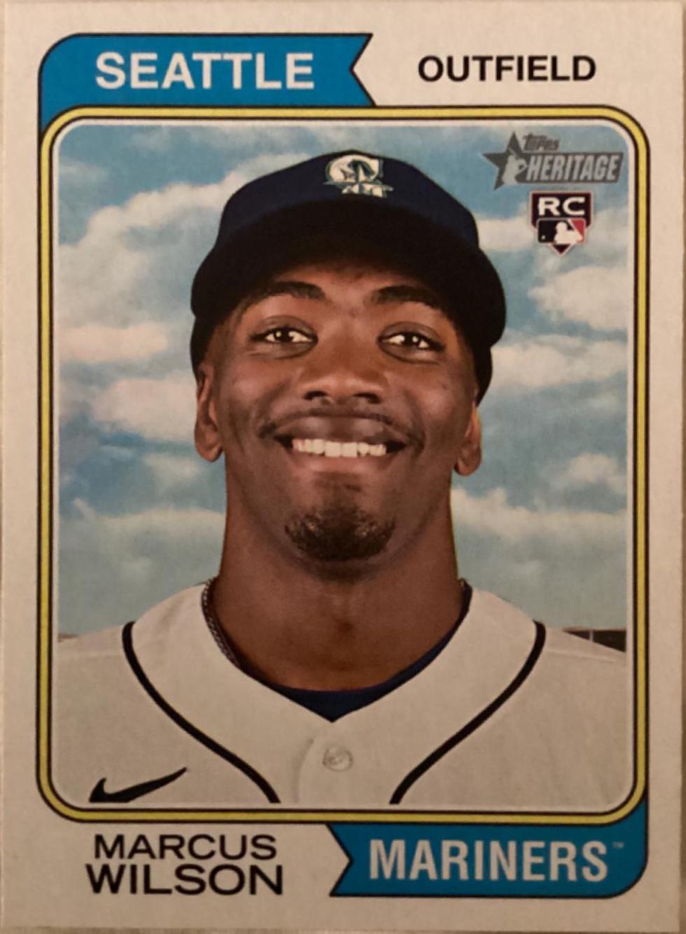 Marcus Wilson #79 Baseball Cards 2023 Topps Heritage