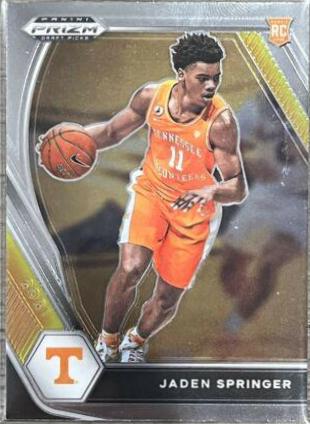 Jaden Springer #19 Basketball Cards 2021 Panini Prizm Draft Picks