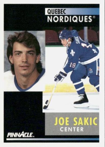 Joe Sakic #150 1991-92 Pinnacle Hockey