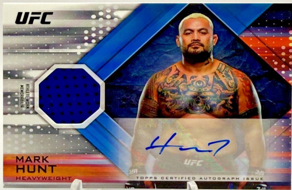 Mark Hunt #KAR-MH Ufc Cards 2019 Topps UFC Knockout Autograph Relics
