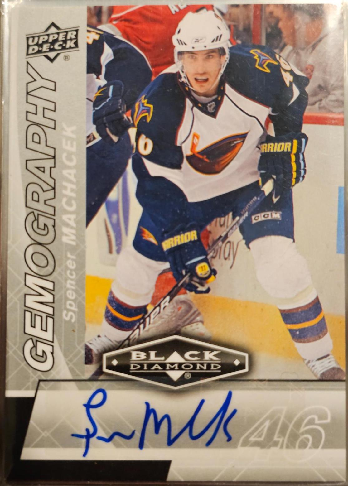 Spencer Machacek #G-SM Hockey Cards 2010 Upper Deck Black Diamond Gemography