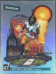 Antonio Brown Football Cards 2018 Donruss Downtown Prices