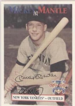 Mickey Mantle #54 Baseball Cards 1997 Score Board Shoe Box Collection