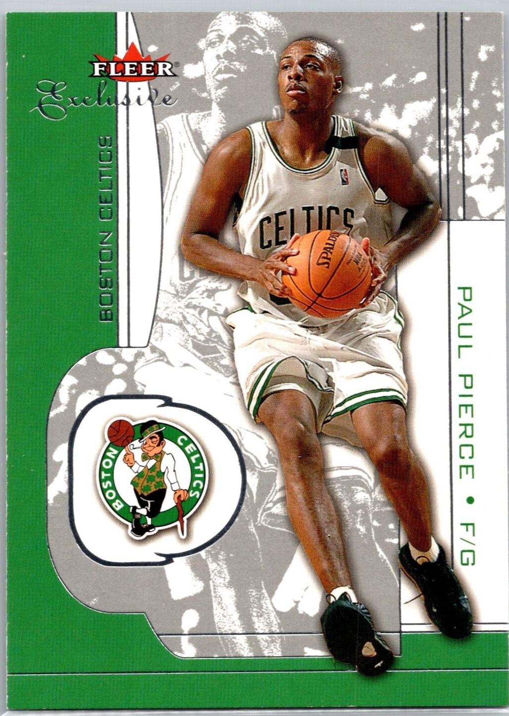 Paul Pierce #8 Basketball Cards 2001 Fleer Exclusive