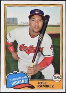 Jose Ramirez #222 2018 Topps Archives Baseball