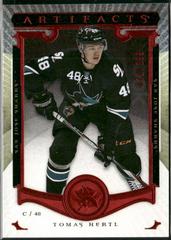 Tomas Hertl [Ruby] #11 Hockey Cards 2015 Upper Deck Artifacts Prices