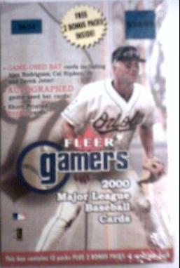 Retail Box Baseball Cards 2000 Fleer Gamers