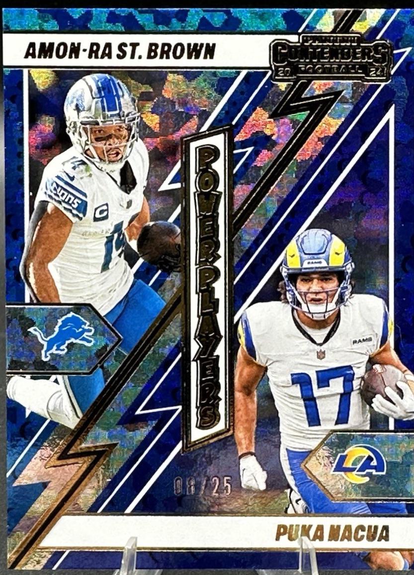 Amon-Ra St. Brown / Puka Nacua [Cracked Ice] #10 Prices | 2024