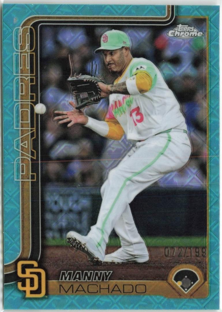 Manny Machado [Aqua Refractor] #53