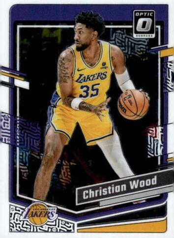 Christian Wood #66 Basketball Cards 2023 Panini Donruss Optic