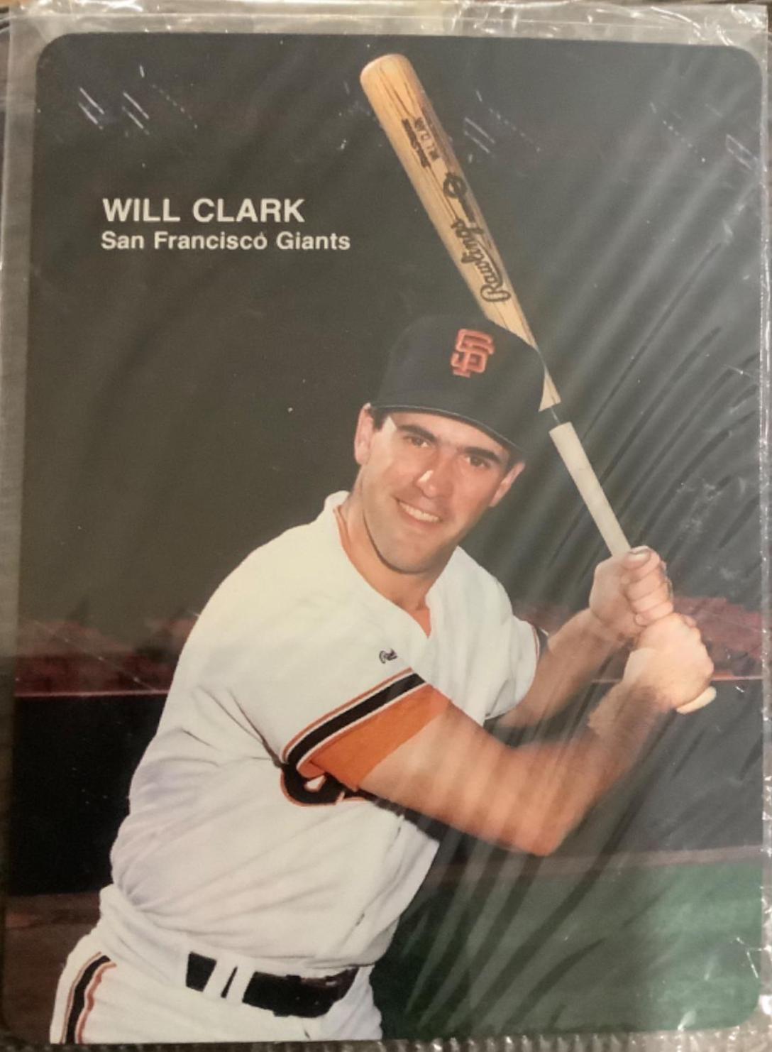 Will Clark #2 Baseball Cards 1989 Mother's Cookies Will Clark